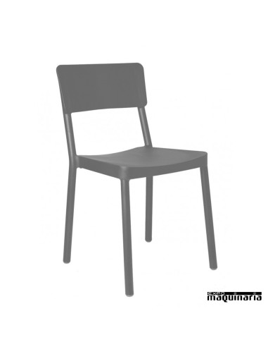 Silla bar RELISBOA color gris
