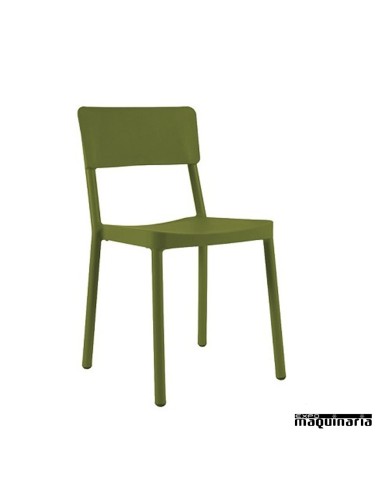 Silla bar RELISBOA color verde oliva