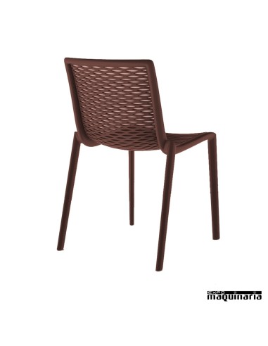 Silla bar RENETKAT color chocolate