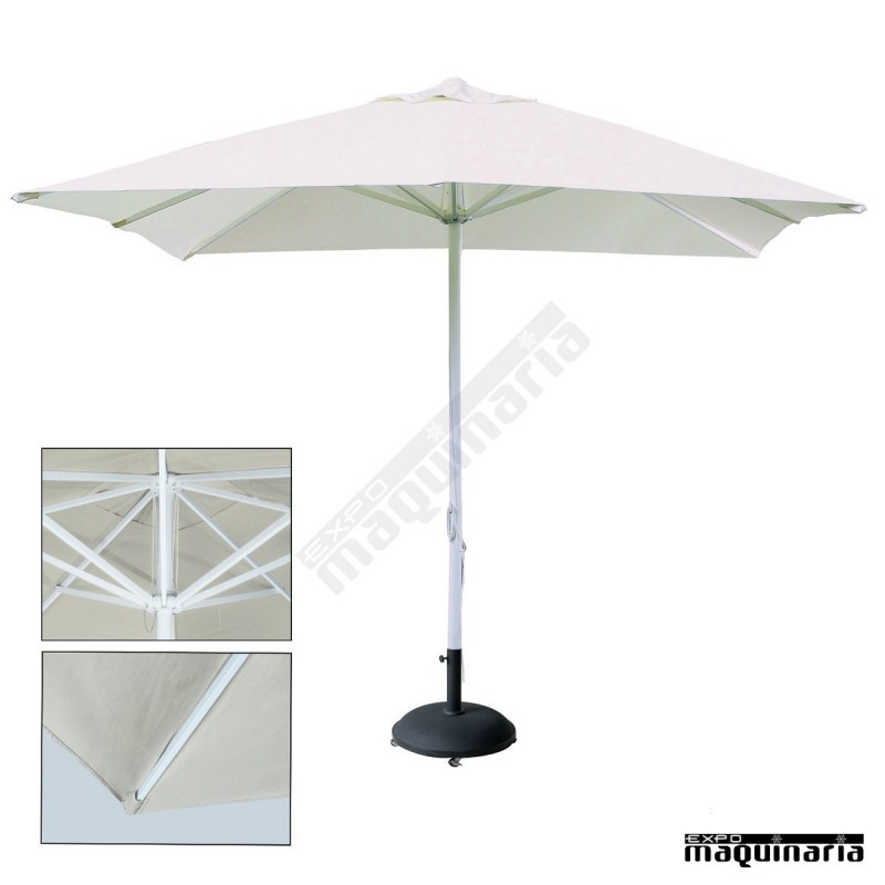 Parasol cuadrado 3x3 metros RE A1