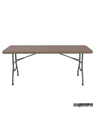 Mesas de catering RE Chopin (183 x 76 cm) color chocolate