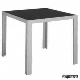 Mesa RE CUBIC 80x80 Cristal