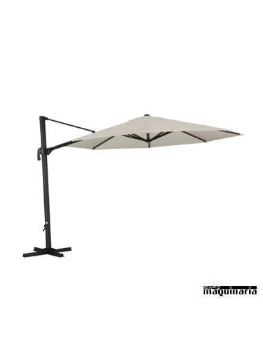 Parasol redondo RELA2 color crudo