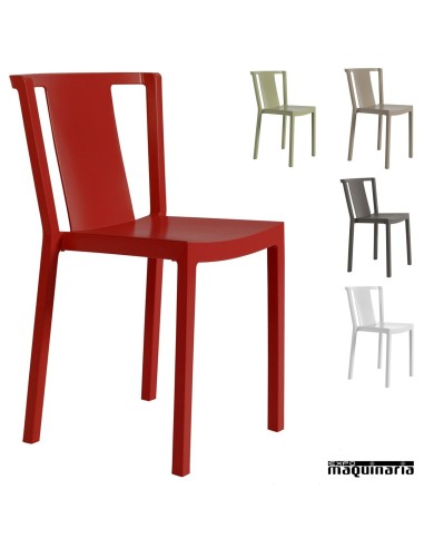 Silla apilable bar RENEUTRA