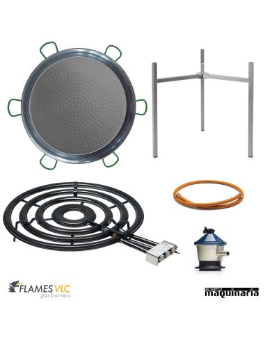 Para 200 raciones KIT de paellera pulida KITFL200PULIDA