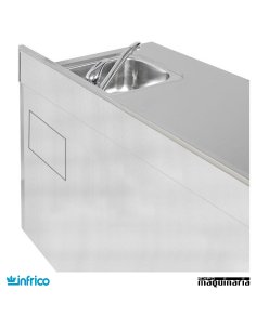 Mesa refrigerada con fregadero (245.2 x 60 cm) BMPPF 2500 II 2