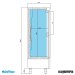 Nevera Vertical  Refrigerador INAN502TF