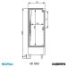 Nevera Vertical  Refrigerador INAN1002TF medidas