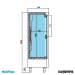 Nevera vertical Refrigerador (138.5 x 70 cm) INAN1003T/F