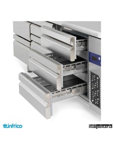 Mesa refrigerada (245,2x70 cm) BMGN2450II 2