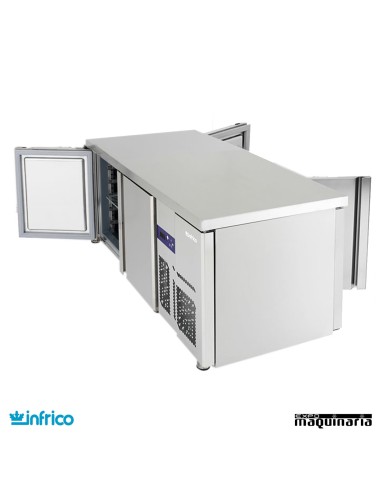 Mesa Central (146,8x70 cm) GN1/1 BMGN1470PDC abierto