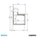 Mesa refrigerada ensaladas (97,8x70 cm) ME1000EN medidas
