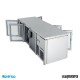 Mesa refrigerada pasteleria Central-cristal (218,5x80 cm) MR2190PDCR abierto