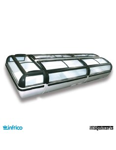 Arcon Congelador 370L. P. de cristal 182.8x84x90 cm 2