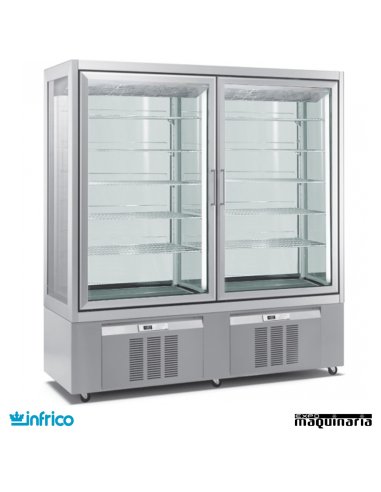 Armario expositor heladería INLO9324VNP (172 x 65 cm)