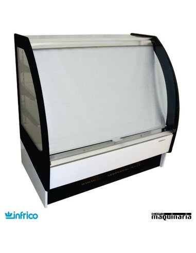 Vitrina Pastelería SIN Cristal Frío ventilado sin reserva 1.2m cortina