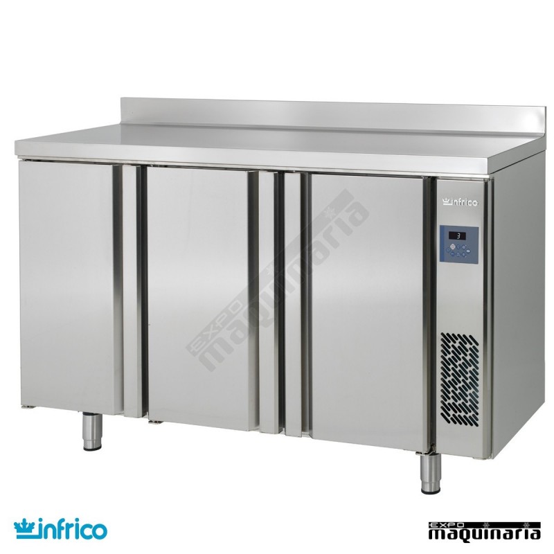 Mesa refrigerada ALTA SIN MOTOR (165 x 60 cm) INFMPP2000GR