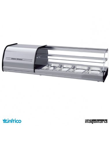 Vitrina DOBLE tapas -4 Bandejas INFRICO VET4DP