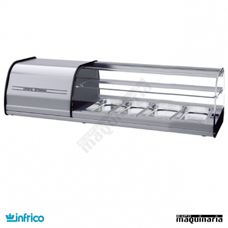 Vitrina DOBLE tapas -4 Bandejas INFRICO VET4DP