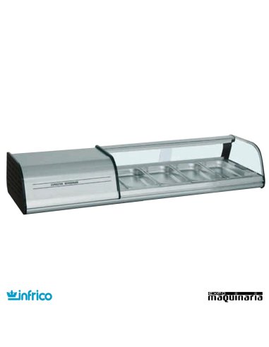 Vitrina tapas INFRICO 126cm - 4 Bandejas
