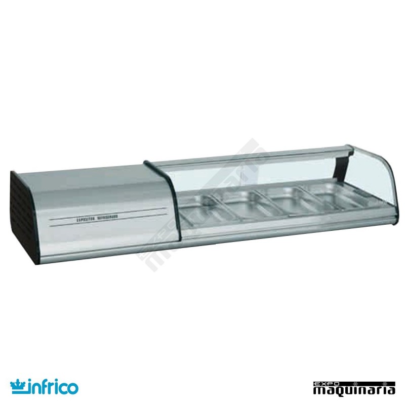 Vitrina tapas INFRICO 126cm - 4 Bandejas