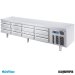 Mesa refrigerada baja-Snack (240 x 65 cm) MSG 2400