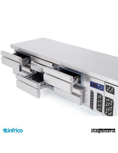 Mesa refrigerada baja -Snack (200 x 65 cm) MSG 2000 detalle