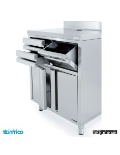 Mueble Cafetero Inoxidable INMCAF 1000 CI 2