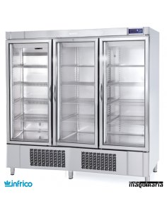 Nevera Refrigerador con Puerta de Cristal INAEX1600TF
