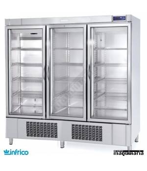 Nevera Refrigerador con Puerta de Cristal INAEX1600TF