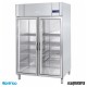 Nevera Refrigerador Expositor GN 2/1 con Puerta de Cristal INAGB1402CR