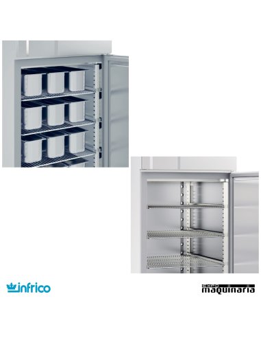 Nevera Congelador euronorma 80x60 INAGB901BT detalles