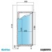 Nevera Refrigerador Nacional ASG700II medidas