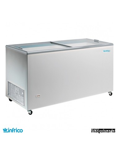 Arcon Congelador 426L. Puerta de Cristal 150.3X67X90
