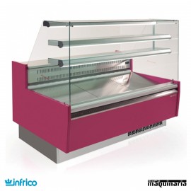 Vitrina Pastelería cristal recto frío estático con reserva1,44m INVGL15P-R