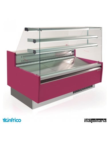 Vitrina Pastelería cristal recto frío estático con reserva1,44m VGL14R
