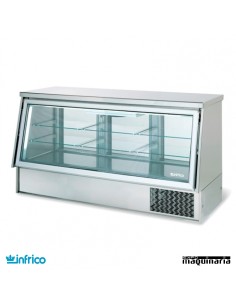 Vitrina cerrada refrigerada frío ventilado sin reserva 2.01m