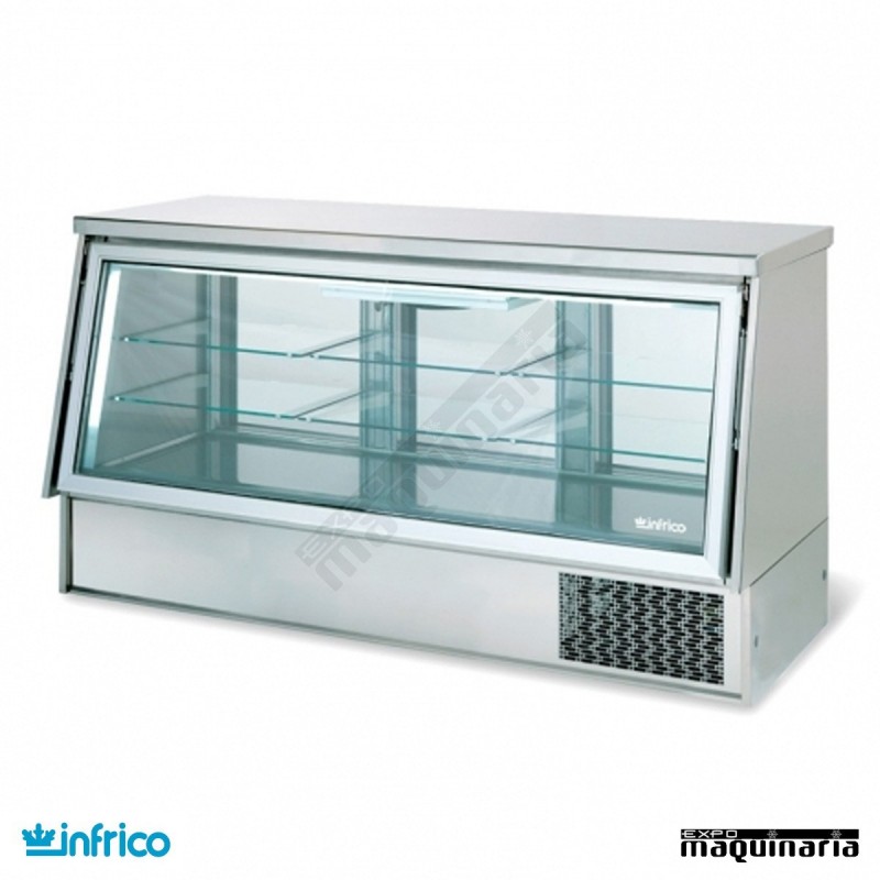 Vitrina cerrada refrigerada frío ventilado sin reserva 2.01m