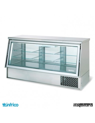 Vitrina cerrada refrigerada frío ventilado sin reserva 1.4 m