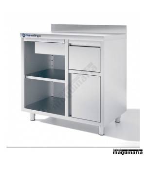 Mueble cafetero IFFMC100 de 100 cm de acero inox.