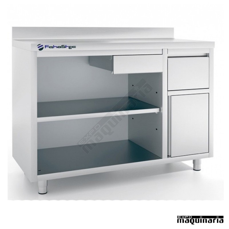 Mueble cafetero IFFMC150 de acero inoxidable