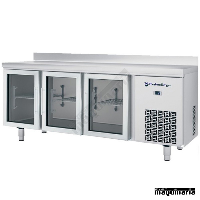 Mesa refrigerada P.CRISTAL (196 x 60 cm) IFFM603PCR 