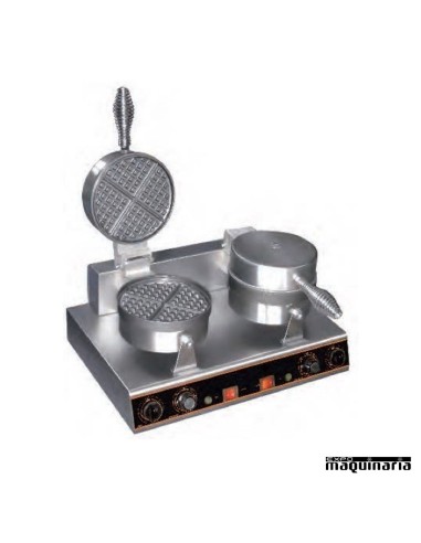 Gofrera eléctrica doble CASWF20