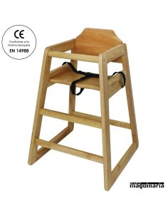 Trona madera apilable con correa DB66