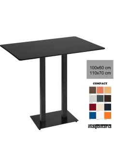 Mesa alta rectangular hosteleria 3R025CO