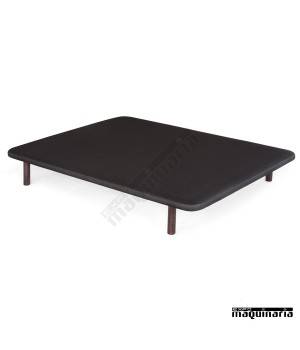 Base tapizada 140 cm 3D para colchón matrimonio