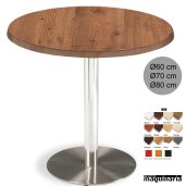 Mesa bar 3R22SMR  base acero inoxidable