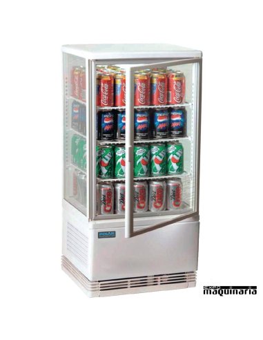 Expositor refrigerado blanco 68L NIG619