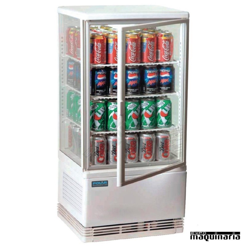 Expositor refrigerado blanco 68L NIG619