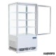 Expositor refrigerado blanco 68L NIG619 abierto